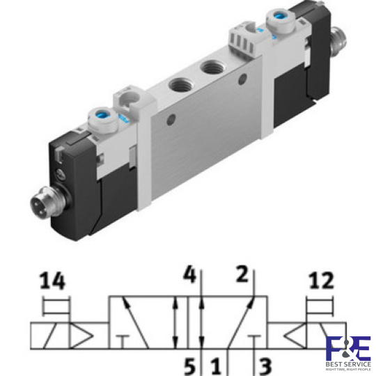 Van điện từ Festo VUVG-L10-B52-T-M7-1R8L