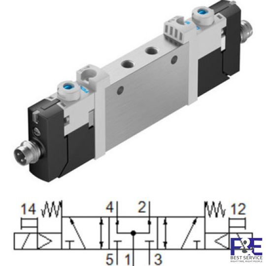 Van điện từ Festo VUVG-L10-P53U-T-M5-1R8L