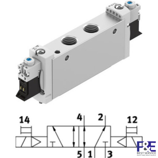 Van điện từ Festo -VUVG-L18-B52-T-G14-1P3