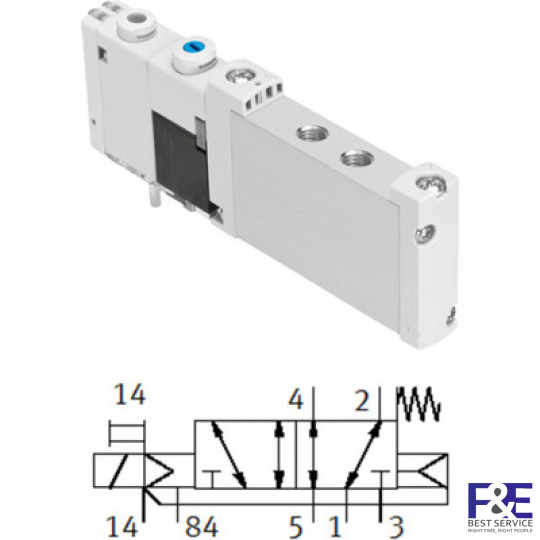 Van điện từ&#160;Festo&#160;VUVG-S10-M52-RZT-M7-1T1L