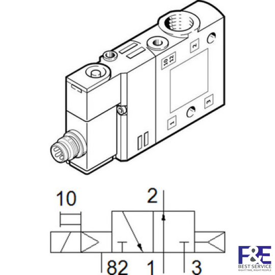 Van điện từ Festo CPE14-M1CH-3OL-1/8