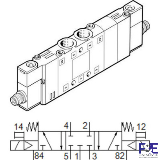 Van điện từ Festo CPE14-M1CH-5 / 3G-1/8