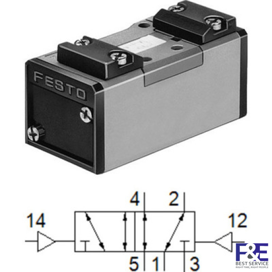 van kh&#237; n&#233;n festo J-5/2-D-3-C