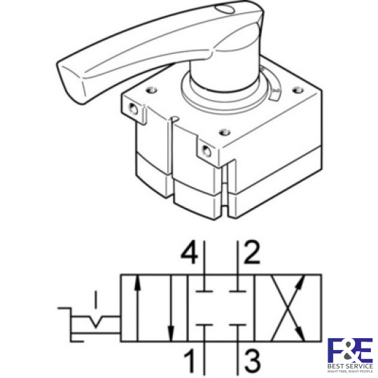 van kh&#237; n&#233;n festo VHER-H-B43C-B-G18