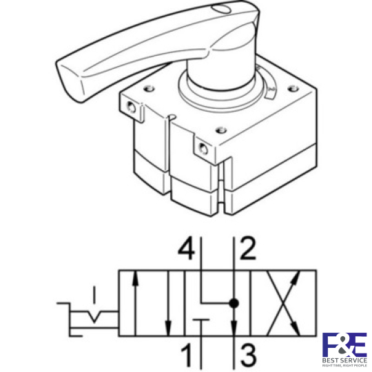 van kh&#237; n&#233;n festo VHER-H-B43E-B-G18