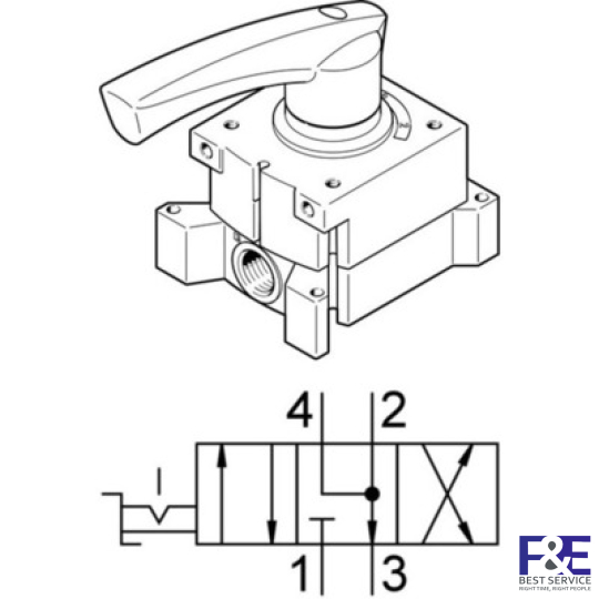 van kh&#237; n&#233;n festo VHER-H-B43E-N12