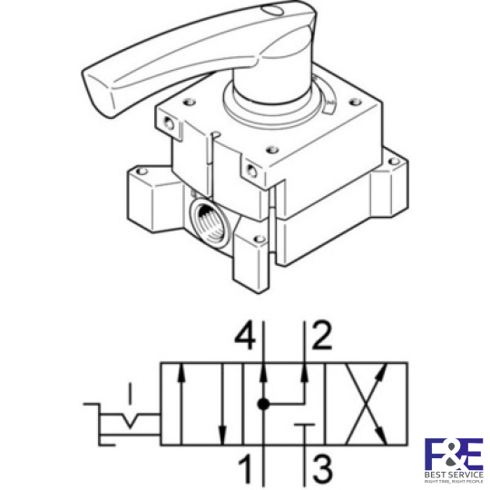 van kh&#237; n&#233;n festo VHER-H-B43U-G12