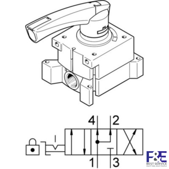 van kh&#237; n&#233;n festo VHER-PH-B43U-G18