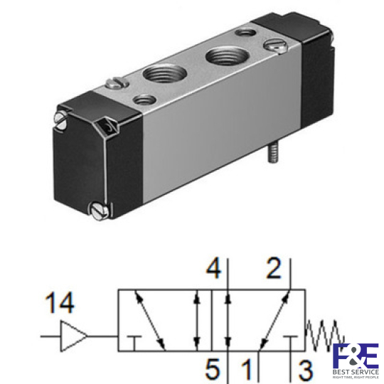 van kh&#237; n&#233;n festo VL-5 / 2-1 / 8-PB