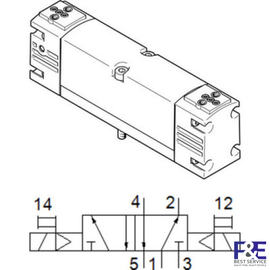 van kh&#237; n&#233;n festo VSVA-B-B52-A1-P1