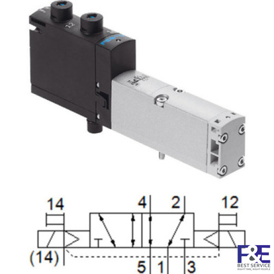 van kh&#237; n&#233;n festo VSVA-B-B52-ZH-A2-1T1L