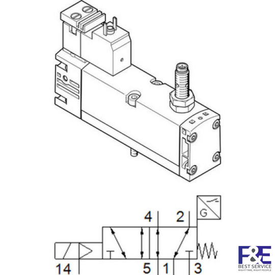 van kh&#237; n&#233;n festo VSVA-B-M52-MZ-A1-1C1-ANP