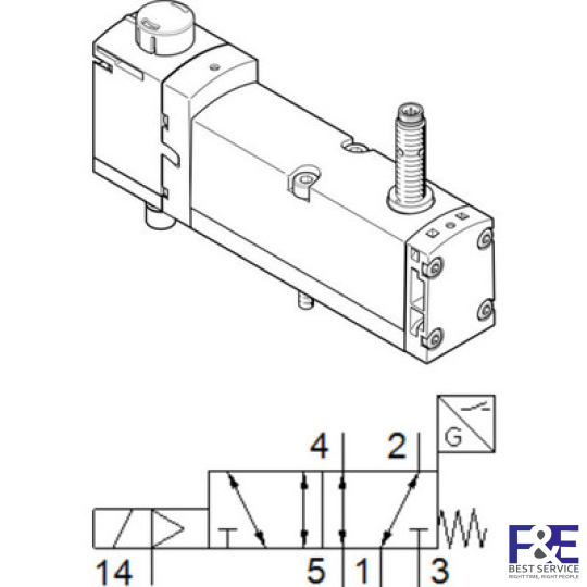 van kh&#237; n&#233;n festo VSVA-B-M52-MZ-A1-1T1L-APP