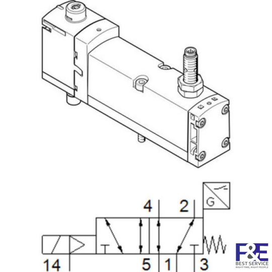 van kh&#237; n&#233;n festo VSVA-B-M52-MZD-A1-1T1L-APP