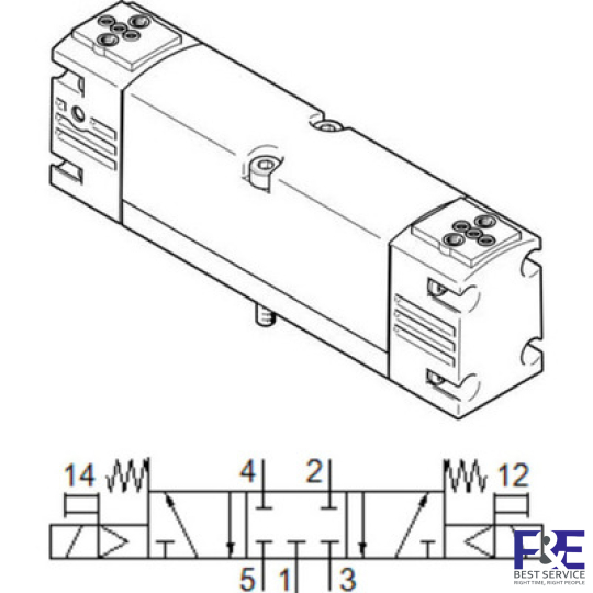 van kh&#237; n&#233;n festo VSVA-B-P53C-A1-P1