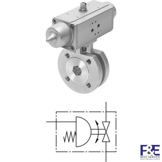 van kh&#237; n&#233;n festo VZBC-32-FF-40-22-F0405-V4V4T-PS53-R-90-4-C